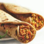 Egg Bhurji with roti